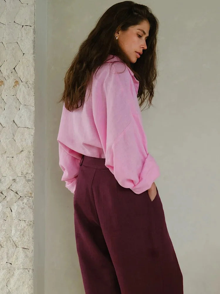 חולצת- לינן