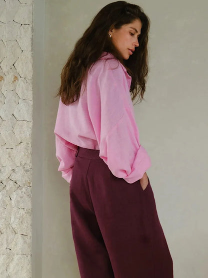 חולצת- לינן